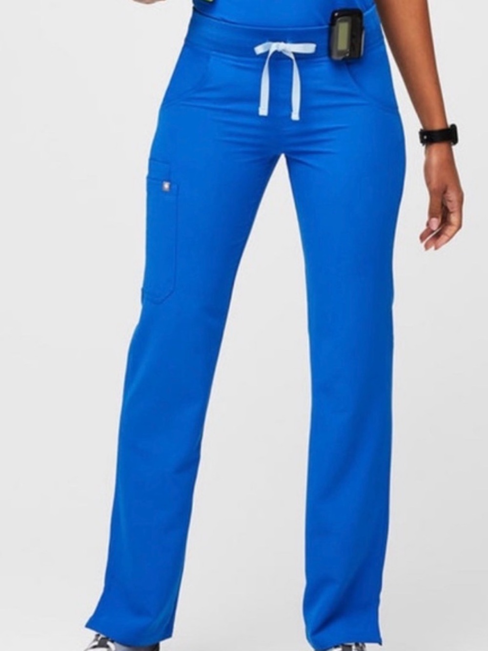 FIGS Kade Women’s Cargo Scrub Pants Technical Collection Blue XL Tall